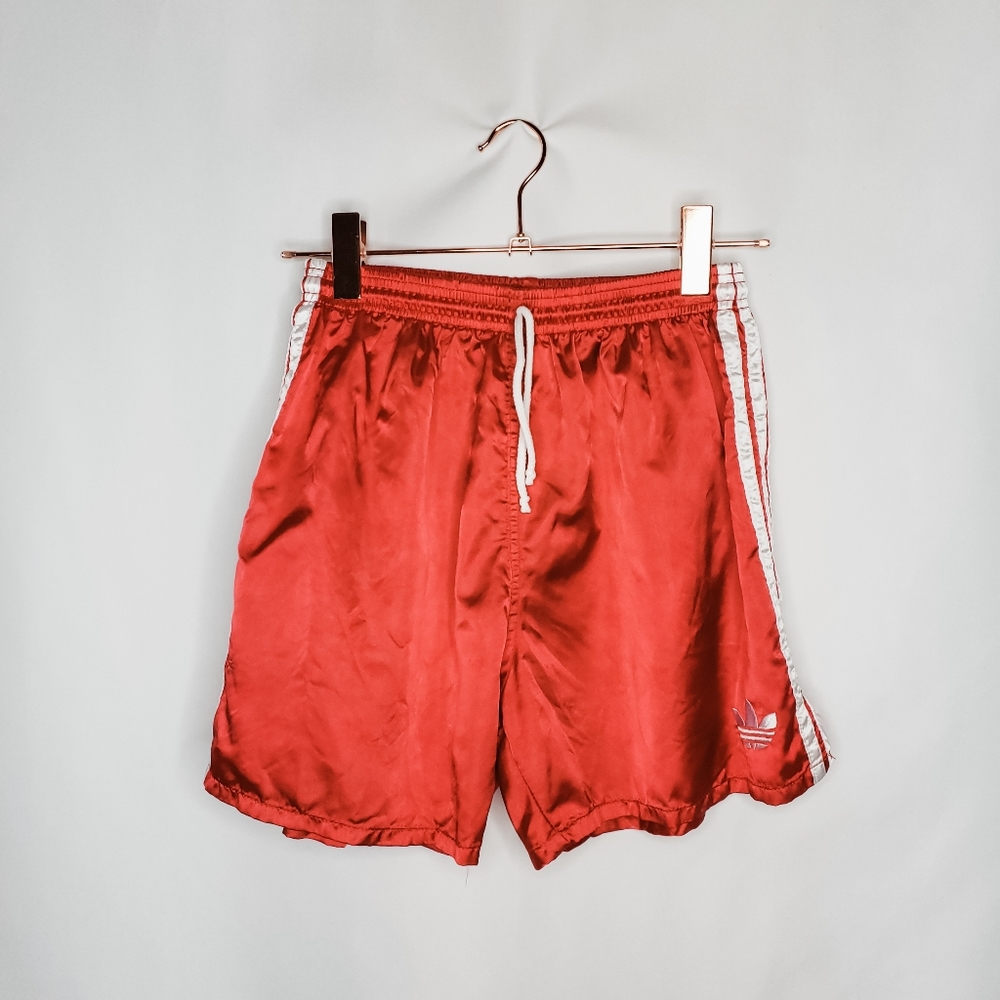 VTG 90s Adidas RED Original running shorts Sz M